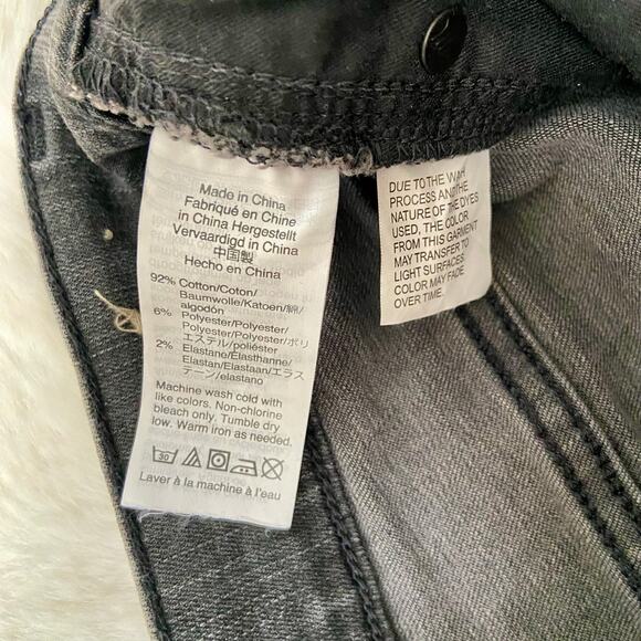 Madewell Black 9” High-Rise Skinny Jeans - Picture 5 of 6